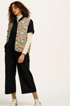 Lucy & Yak Emery - Reversible Quilted Gilet in Elsinore Floral Print Clearance