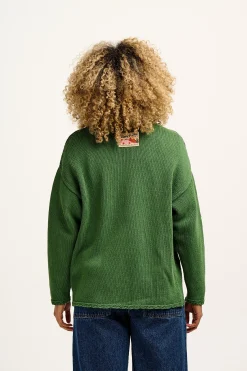 Lucy & Yak Frederika - Cardigan in Highland Green Best