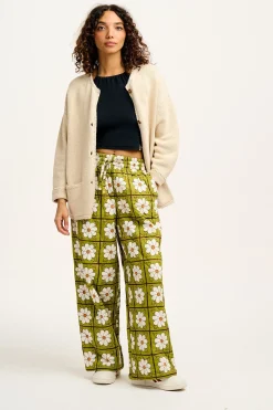 Lucy & Yak Frederika - Heavy Knit Cardigan in Frappe Cream Online