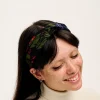 Lucy & Yak Hallie - Twist Top Headband in Maria Print Discount