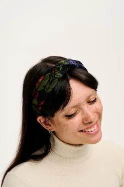 Lucy & Yak Hallie - Twist Top Headband in Maria Print Discount