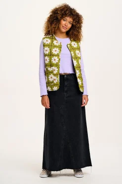Lucy & Yak Hansel - Long Sleeve Cotton Top in Lilac Discount