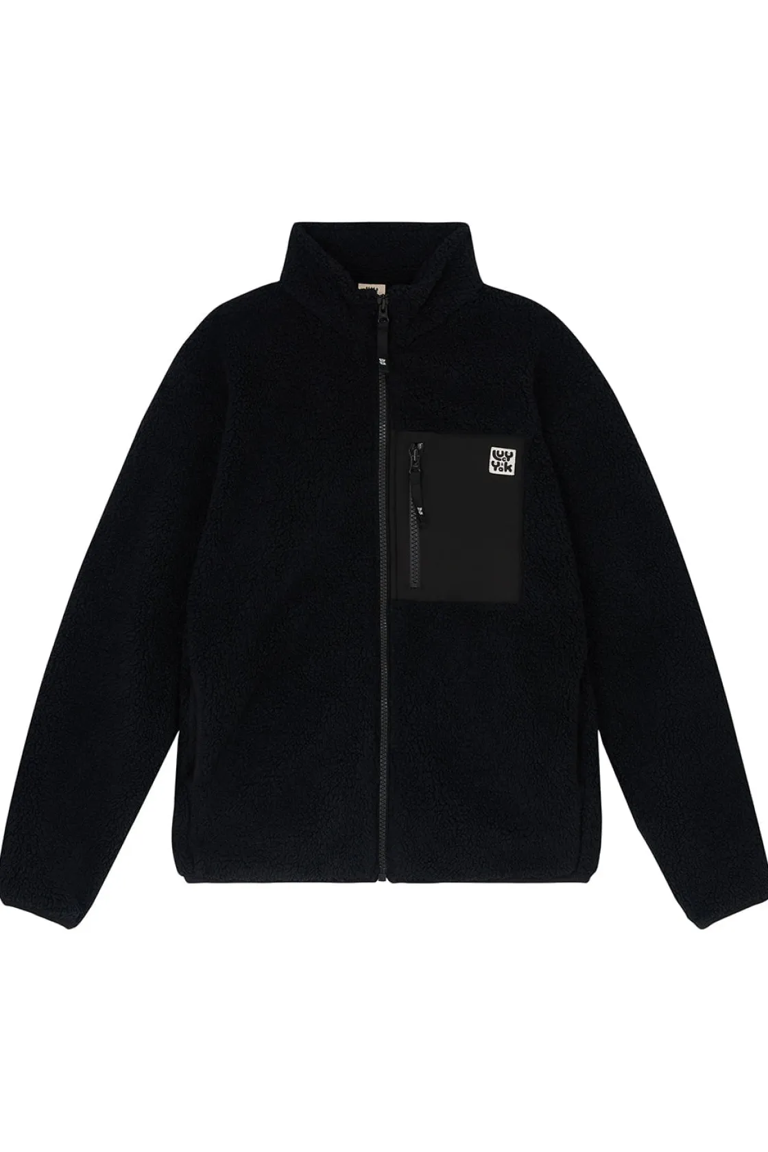 Lucy & Yak Harper - Borg Fleece Jacket in Black Outlet