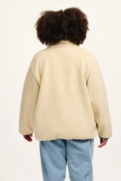 Lucy & Yak Harper - Borg Fleece Jacket in Cream Best