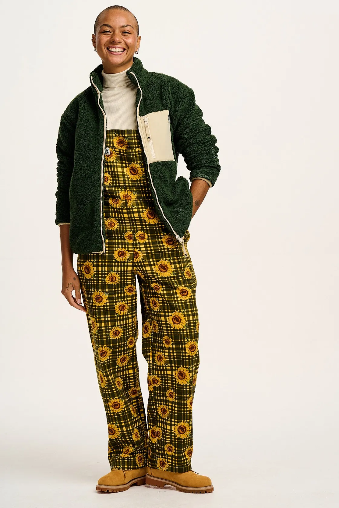Lucy & Yak Harper - Fleece Jacket Pine Green Sale