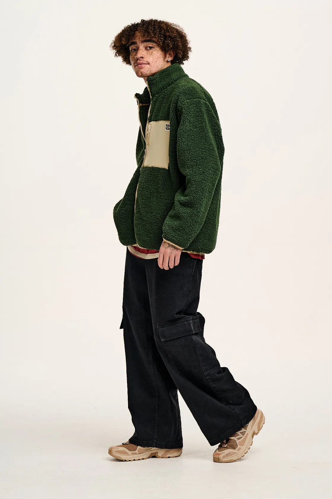 Lucy & Yak Harper - Fleece Jacket Pine Green Sale