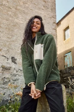 Lucy & Yak Harper - Fleece Jacket Pine Green Sale