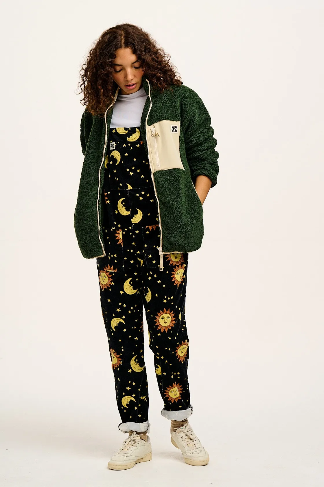 Lucy & Yak Harper - Fleece Jacket Pine Green Sale