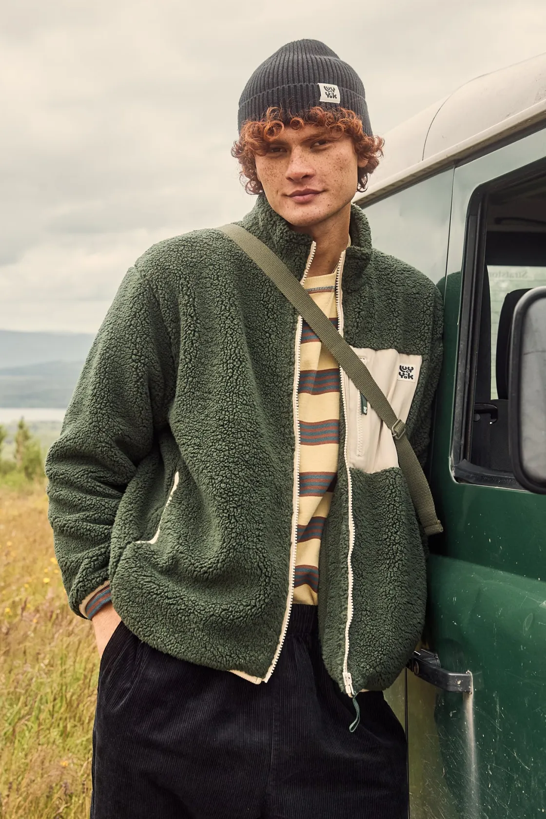 Lucy & Yak Harper - Fleece Jacket Pine Green Sale