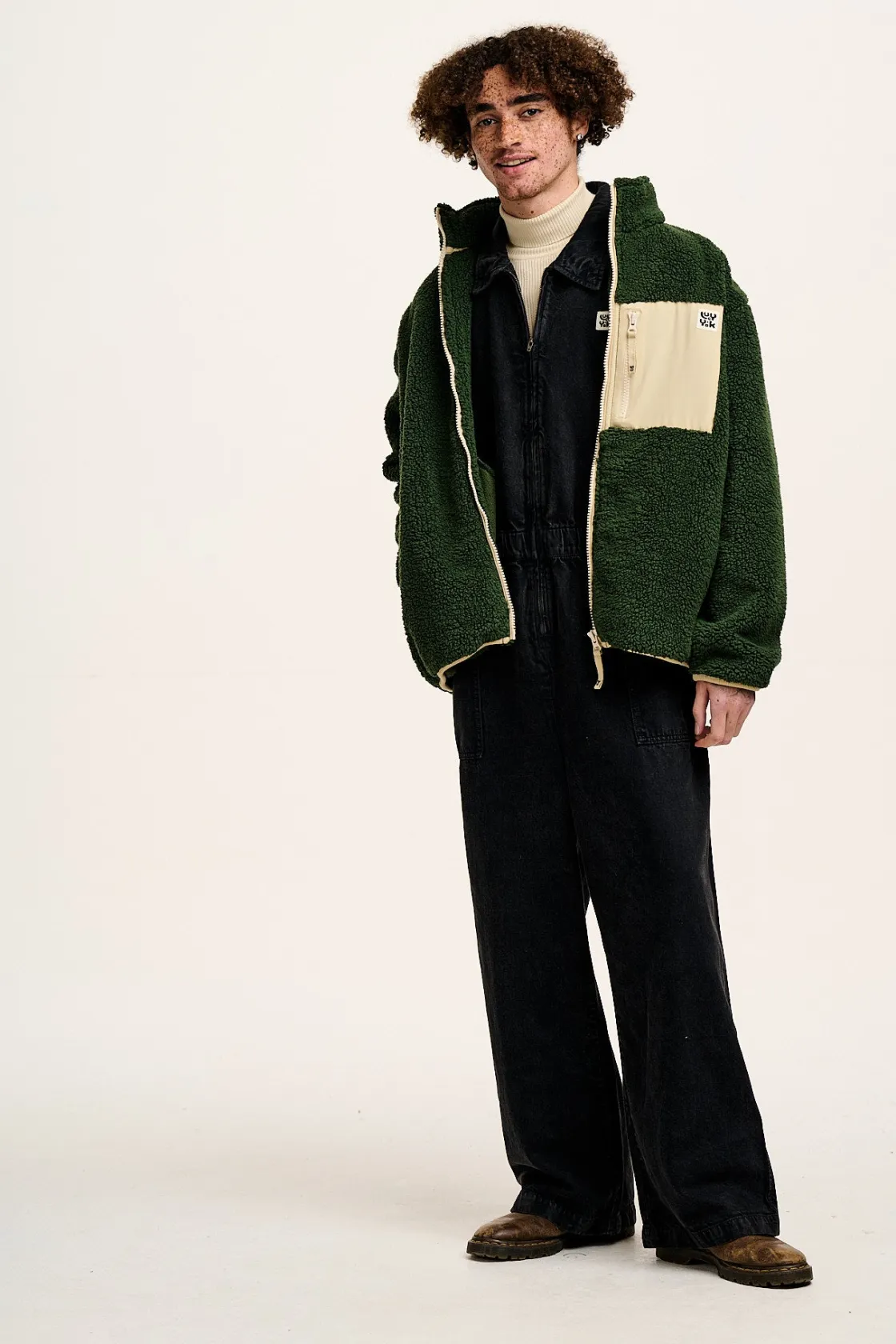 Lucy & Yak Harper - Fleece Jacket Pine Green Sale