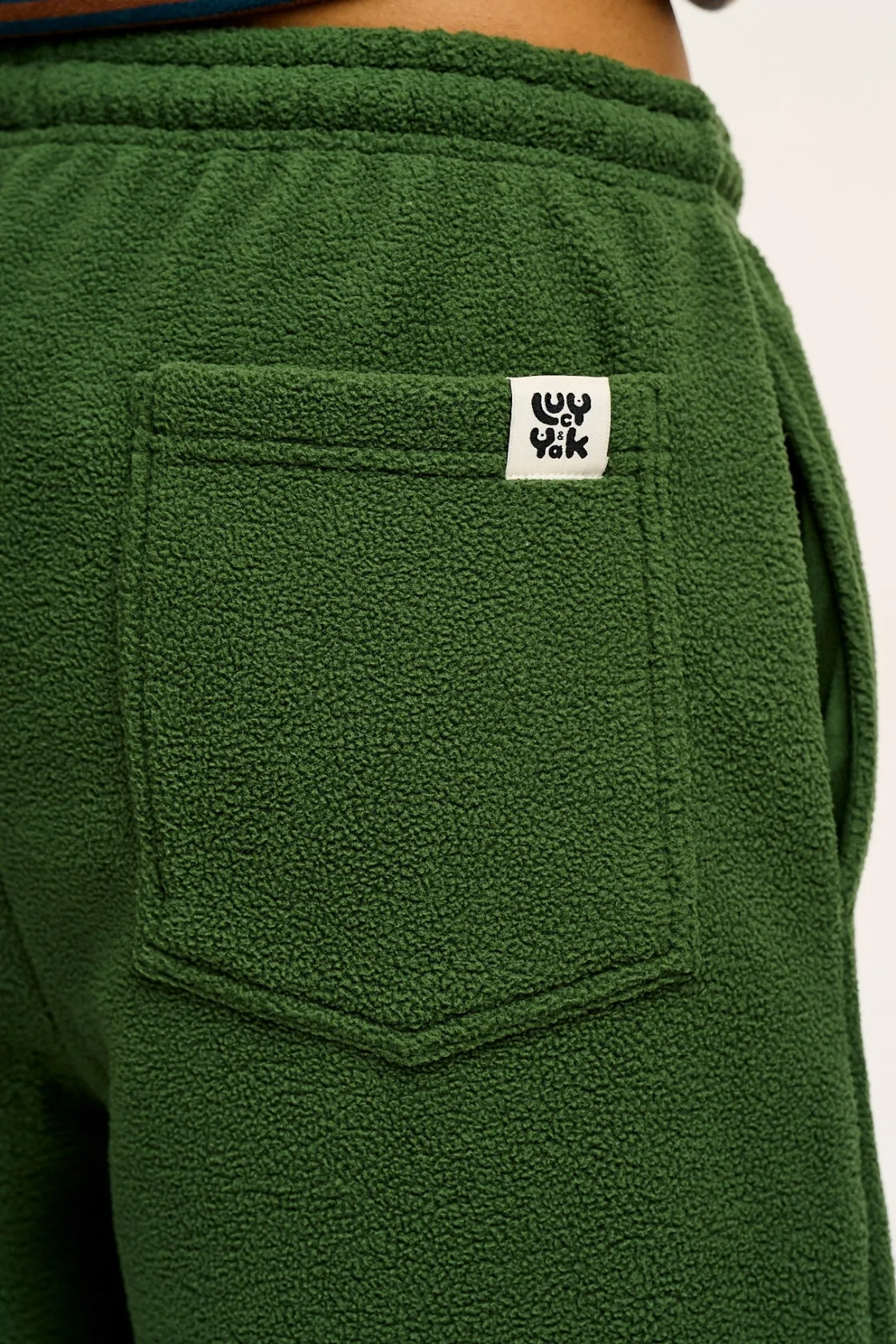 Lucy & Yak Jamie - Polar Fleece Jogger in Juniper Green Fashion