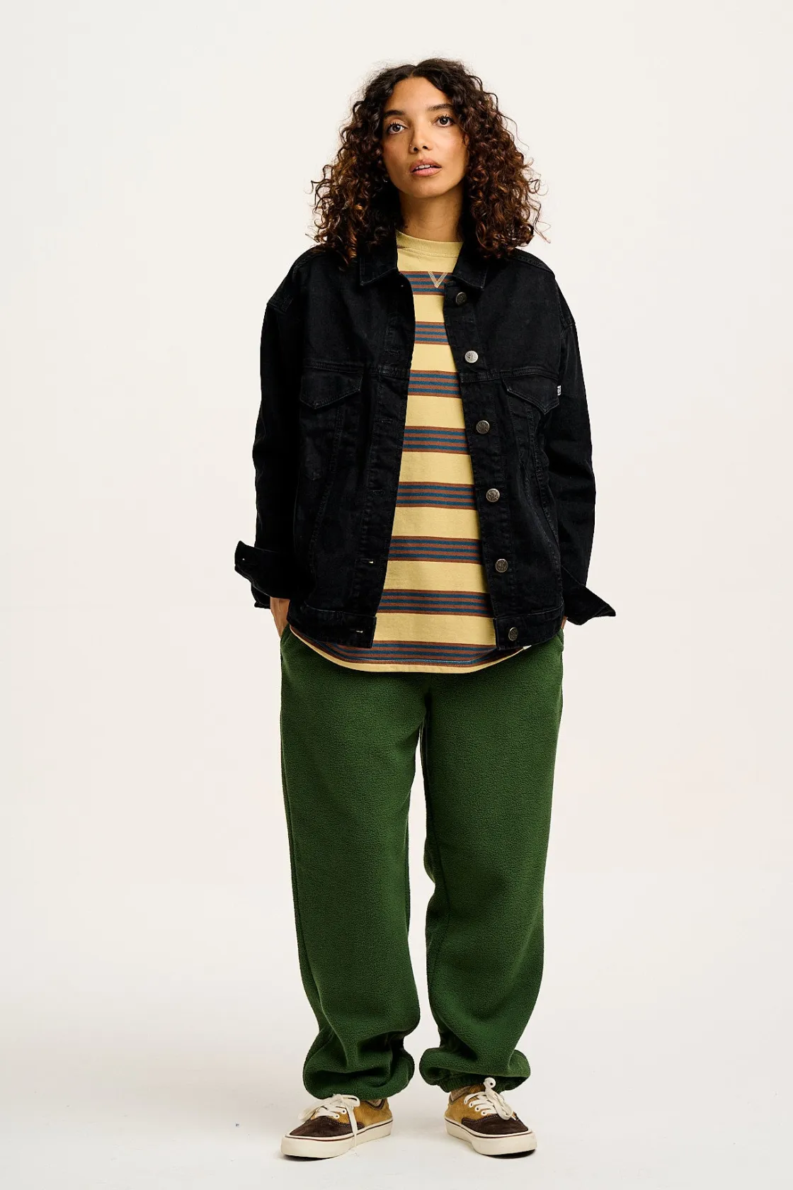 Lucy & Yak Jamie - Polar Fleece Jogger in Juniper Green Fashion