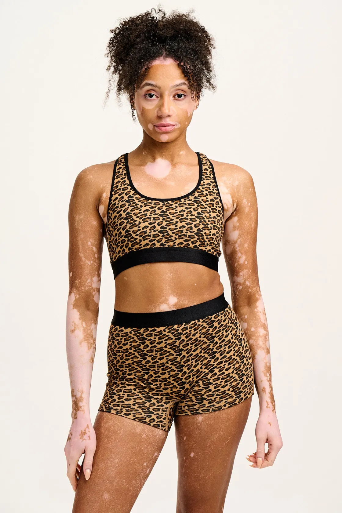 Lucy & Yak Joey - Cotton & Bamboo Boxer Shorts in Leopard Print Best