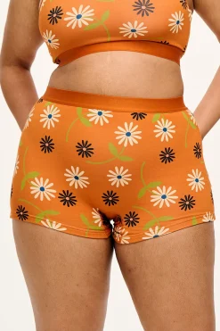 Lucy & Yak Joey - Cotton & Bamboo Boxer Shorts in Veronica Print Discount