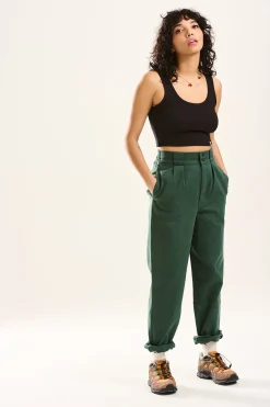 Lucy & Yak Josy - Vest Top in Black Hot