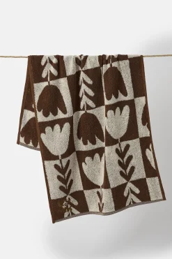 Lucy & Yak Kasia - Hand Towel in Tulip Print Discount