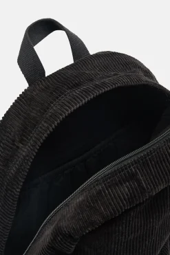 Lucy & Yak Kellie - Skater Corduroy Backpack in Black Hot