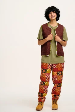 Lucy & Yak L.E. Alexa - Cotton Trousers in Artist Print by Namrata Kumar Outlet