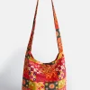 Lucy & Yak L.E. Erin - Cotton Shoulder Bag in Artist Print by Namrata Kumar New