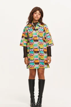 Lucy & Yak L.E. Murphy - Cotton Jacket in Baring All Print Outlet