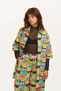 Lucy & Yak L.E. Murphy - Cotton Jacket in Baring All Print Outlet