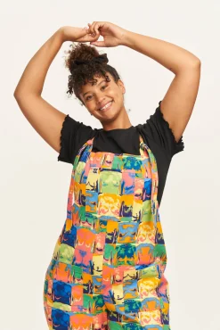 Lucy & Yak L.E. Original - Twill Dungaree in Baring All Print Clearance