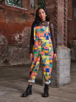 Lucy & Yak L.E. Original - Twill Dungaree in Baring All Print Clearance