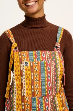 Lucy & Yak L.E. Original - Twill Dungarees in Artist Print by Chaaya Prabhat Clearance