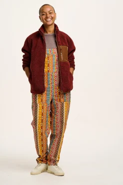 Lucy & Yak L.E. Original - Twill Dungarees in Artist Print by Chaaya Prabhat Clearance