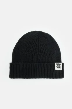Lucy & Yak Luca - Cotton Beanie in Black New
