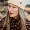 Lucy & Yak Luca - Cotton Beanie in Cream Sale