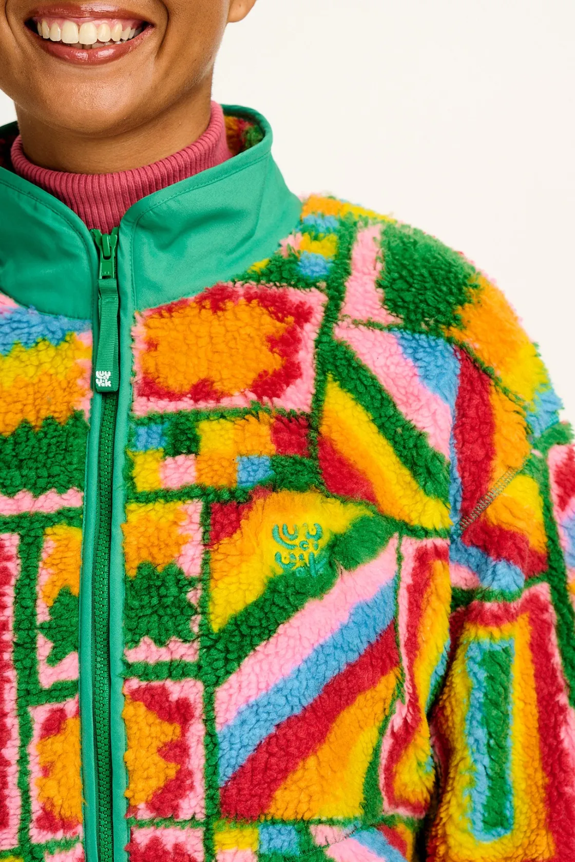 Lucy & Yak Mason - Fleece in Brooklyn Print Outlet