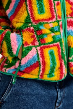 Lucy & Yak Mason - Fleece in Brooklyn Print Outlet