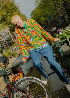 Lucy & Yak Mason - Fleece in Brooklyn Print Outlet