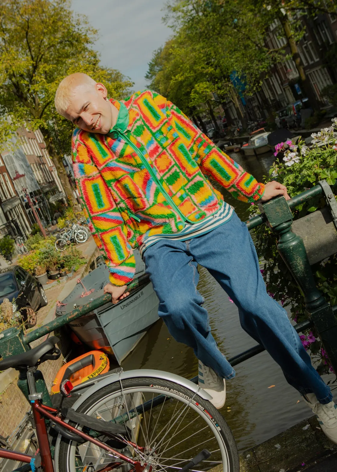 Lucy & Yak Mason - Fleece in Brooklyn Print Outlet