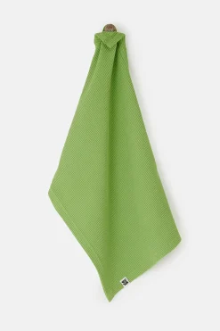 Lucy & Yak Matias - Tea Towel in Matcha Green Waffle Cotton Outlet