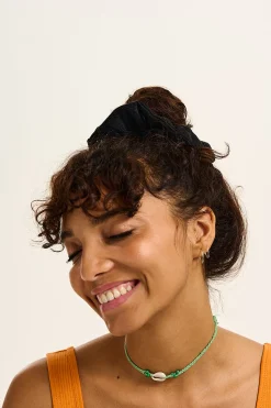 Lucy & Yak Mimmi - Oversized Scrunchie in Black Fashion