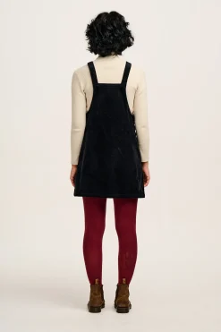 Lucy & Yak Mini Pini - Corduroy Dress in Black Best