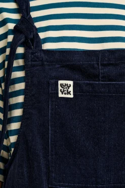Lucy & Yak Original - Corduroy Dungarees in Sailor Blue Clearance