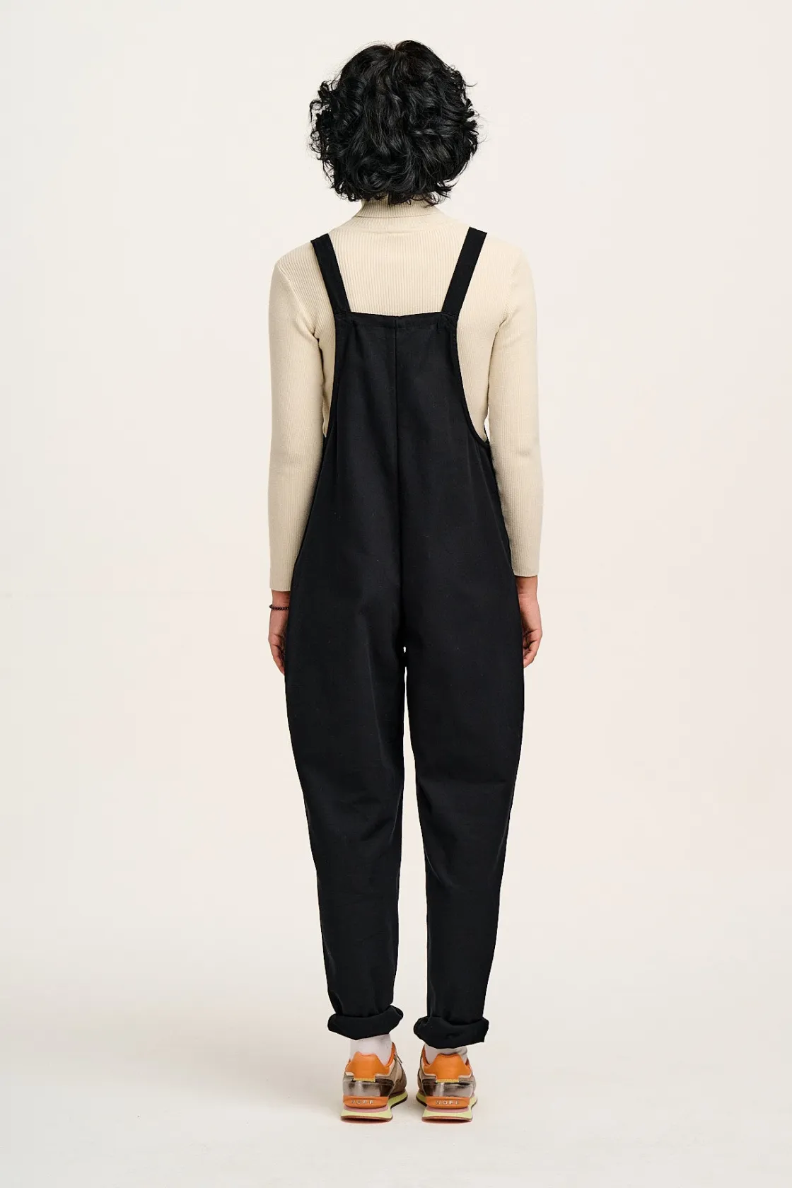 Lucy & Yak Original - Cotton Dungarees in Black Sale