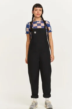 Lucy & Yak Original - Cotton Dungarees in Black Sale