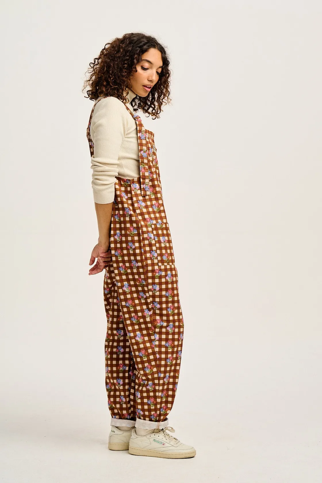 Lucy & Yak Original - Twill Dungaree in Meryl Check Print Best