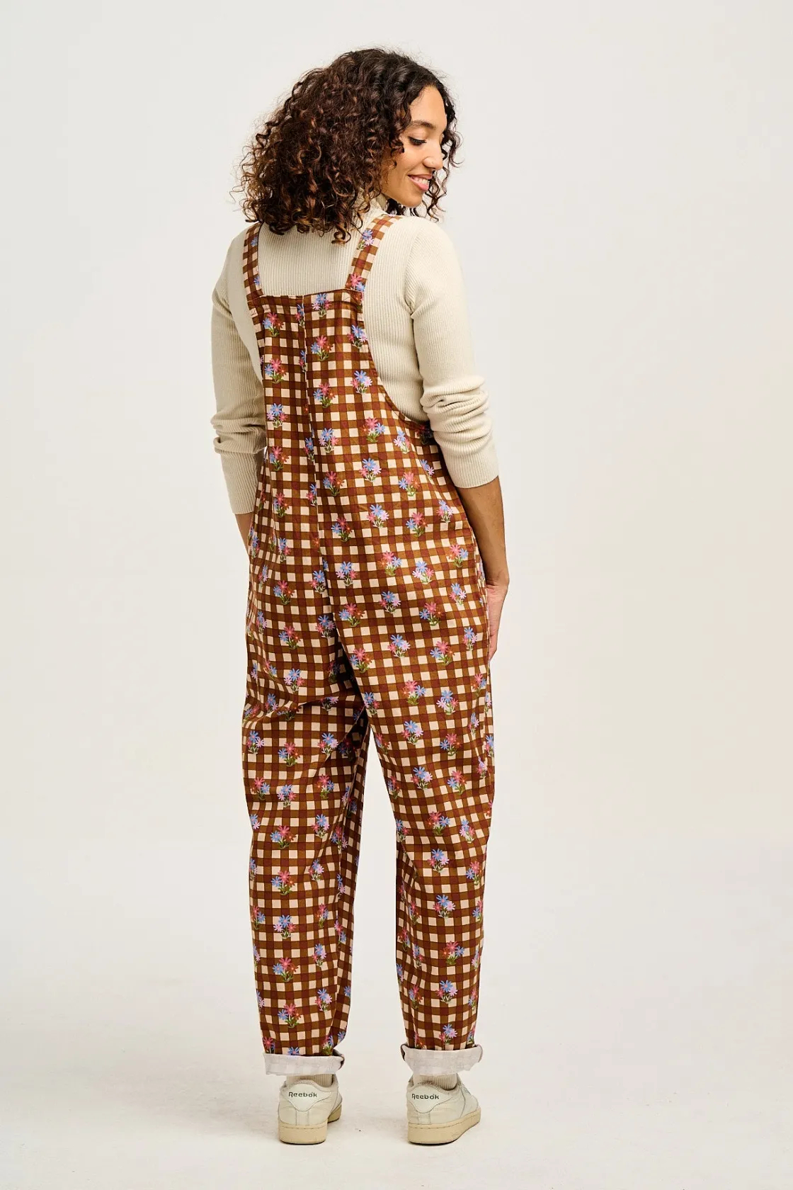 Lucy & Yak Original - Twill Dungaree in Meryl Check Print Best