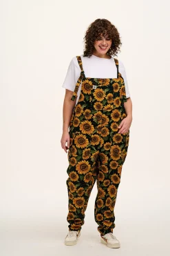 Lucy & Yak Original - Twill Dungarees in Sunflower Print Best