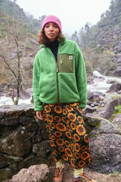 Lucy & Yak Poppy - Elasticated Waist Skirt in Sunflowers Print Best