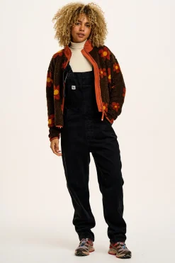 Lucy & Yak Reuben - Denim Dungarees in Washed Black Hot