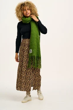 Lucy & Yak Rowan - Super Soft Scarf in Highland Green Sale