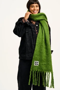 Lucy & Yak Rowan - Super Soft Scarf in Highland Green Sale