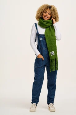 Lucy & Yak Rowan - Super Soft Scarf in Highland Green Sale