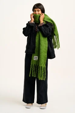 Lucy & Yak Rowan - Super Soft Scarf in Highland Green Sale